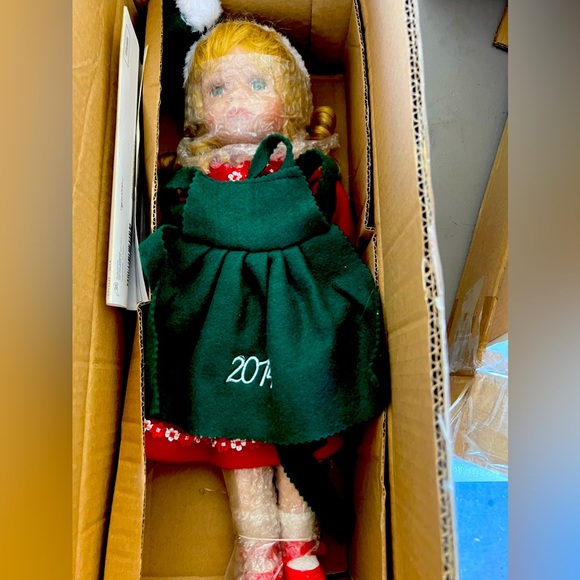 Other - Christmas Doll “Ingrid” with personalized apron.